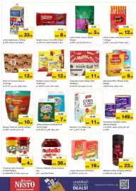 Nesto catalogue Page 4: Lindt Napolitians €33,99, Parle-G Glucose Biscuit €12,99