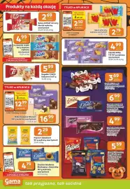 Gama gazetka Strona 4: Ciastka Milka €4,99, Rogaliki 7 DAYS Kakaowe €5,99