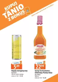 E.Leclerc gazetka Strona 19: Syrop kurkumowo-imbirowy Polska Róża €22,99, Napój energetyczny Red Bull €5,49