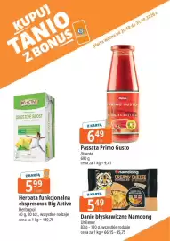 E.Leclerc gazetka Strona 2: Passata Primo Gusto Atlanta €6,49, Herbata funkcjonalna ekspresowa Big Active Herbapol €5,99