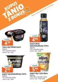 E.Leclerc gazetka Strona 8: Yopro skyr Mix&Crunch Danone €4,39, Jogurt wysokobiałkowy YoPro Danone €2,99