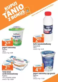 E.Leclerc gazetka Strona 9: Jogurt naturalny Piątnica €2,29, Jogurt naturalny typ grecki Bakoma €4,19