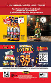 Arhelan gazetka Strona 20: Piwo Harnaś €2,29, Piwo Żubr €2,99