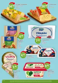 Passa gazetka Strona 4: Twaróg półtlusty Krasnystaw €7,99, Ser pleśniowy Valbon wybrane rodzaje €5,49