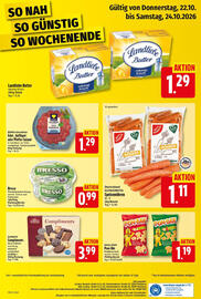 Elli Markt Prospekt woche 43 Seite 12: Pom-Bar €1,19, GUT&GÜNSTIG Speisemöhren €1,11