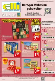 Elli Markt Prospekt woche 43 Seite 1: Carolinens Limonade €7,99, Wagner Die Backfrische €1,99