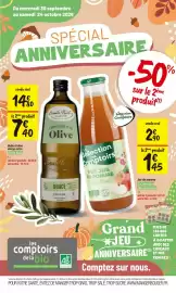 Catalogue Les Comptoirs de la Bio page 1: Emile Noël Huile d'olive vierge extra €14,80