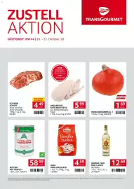 Transgourmet Flugblatt woche 44 Seite 1: Ungarische Ente Bratfertig €5,99, Haas Vanillinzucker €4,59