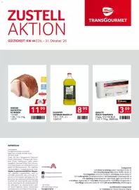 Transgourmet Flugblatt woche 44 Seite 28: Berger Backofenschinken €11,99, Goodfry Supreme Bratoliv €8,99