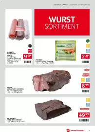 Transgourmet Flugblatt woche 44 Seite 9: Hotwagner Hirschrohschinken €49,99, Berger Selchschopf Essfertig €8,99