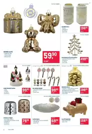 Makro leták Strana 2: SKLENĚNÉ OZDOBY €99,90, Zlaté prasátko €159,00