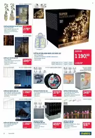 Makro leták Strana 9: SVĚTELNÝ ŘETĚZ 800 LED €349,00, SVĚTELNÁ GIRLANDA 4800 LED/2400 LED €1.190,00