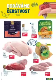 Makro leták Strana 12: Hovězí carpaccio €56,90, KACHNA €84,90