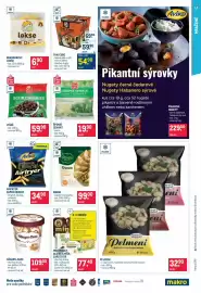 Makro leták Strana 17: Pelmeni €32,90, BRAMBOROVÉ LOKŠE €6,90