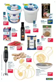 Makro leták Strana 4: SKOŘICE MLETÁ €4,79, F. J. Kaiser dýňový olej €145,90
