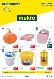 Makro leták Strana 1: Dušená šunka výběrová €124,00, FABIO FRITO PREMIUM FRITOVACÍ OLEJ €37,90