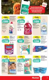 Auchan akciós újság hét 43 Oldal 3: Persil mosógél €2.999,00, Perwoll finommosószer €3.999,00