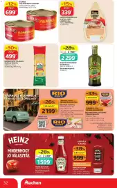 Auchan akciós újság hét 43 Oldal 32: Hamé Csirkemájas Kacsa- vagy Libamájjál €339,00