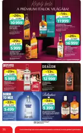 Auchan akciós újság hét 43 Oldal 36: THE SINGLETON SINGLE MALT SKÓT WHISKY €11.999,00