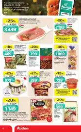 Auchan akciós újság hét 43 Oldal 4: Eisberg Pántlika, Betyár vagy Puszta Salátamix €469,00, Hízott libamell €7.199,00