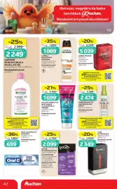 Auchan akciós újság hét 43 Oldal 42: GOT2B HAJFORMÁZÓ POR €2.099,00, STR8 AFTER SHAVE €2.349,00
