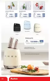 Auchan akciós újság hét 43 Oldal 44: Általános konyhakés €999,00, Szakácskés €1.499,00