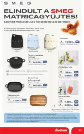 Auchan akciós újság hét 43 Oldal 45: Öntöttvas grillserpenyő €14.999,00, Santoku kés €1.499,00