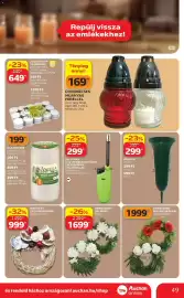 Auchan akciós újság hét 43 Oldal 49: AUCHAN TIPP TEAMÉCSES €649,00, Díszített szalmakoszorú €999,00