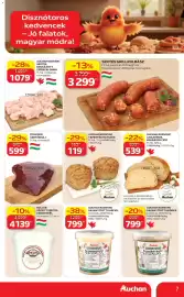 Auchan akciós újság hét 43 Oldal 7: Sertés Grillkolbász €3.299,00, AUCHAN KEDVENC SAVANYÍTOTT KARFIOL €799,00