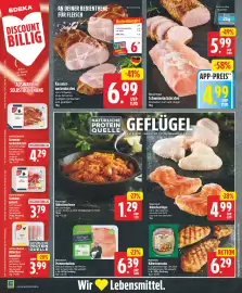 EDEKA Wucherpfennig Prospekt woche 43 Seite 6: Matthews Hähnchensteaks €6,29, Kasseler-nackenbraten €6,99