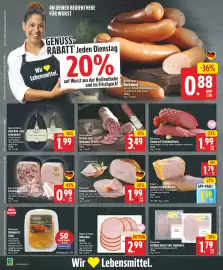 EDEKA Wucherpfennig Prospekt woche 43 Seite 8: Rack & Rüither Stracke oder Knoblauch Stracke €3,49