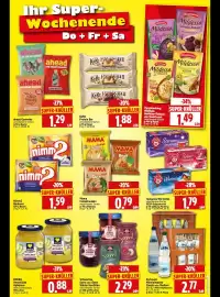 Edeka Herkules Prospekt | Sonderbeilage Seite 4: Mama Instantnudeln €0,79, Perlquell Mineralwasser Classic oder Medium €2,77