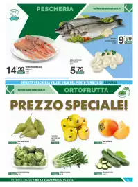 Volantino Tutto Risparmio Cash&Carry Pagina 5: Anelli di totano decongelati €5,79, Spigola allevata in Italia €9,99