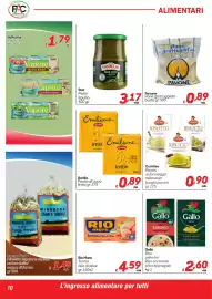 Volantino Pac Cash&Carry Pagina 10: Barilla Pasta all'uovo linea gr 275 €0,89, Curtiriso Risotto €0,90