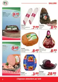Volantino Pac Cash&Carry Pagina 2: Tino Prosciutto Nazionale S/O €8,99, Bechelli Spalla cotta BIS €3,89