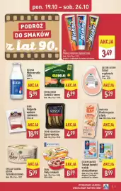 ALDI gazetka | Podróż do smaków z lat 90. Strona 3: Szprot wędzony Fjord Fiskursson €4,99, Graal Filety z makreli €8,99