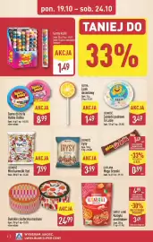 ALDI gazetka | Podróż do smaków z lat 90. Strona 6: Sweet Land Kamyki arachidowe €3,49, Mini karmelki Tyci €7,99