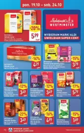 ALDI gazetka | Pełna oferta Strona 20: Herbata aromatyzowana Westminster €5,79