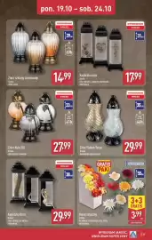 ALDI gazetka | Pełna oferta Strona 35: Znicz Flakon Tęcza €29,99, Kapliczka mini €17,99