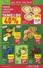 ALDI gazetka | Pełna oferta Strona 5: Gruszki konferencja €5,49, Grejpfrut zielony €8,99