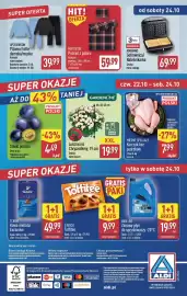 ALDI gazetka | Pełna oferta Strona 54: MIĘSNE SPECJAŁY Kurczak bez podrobów €7,99, GARDENLINE Chryzantemy €19,99
