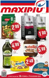 Volantino Maxipiù Pagina 1: MAXIPIU R Ed 21 anno XXIII Findus MINESTRONE TRADIZIONE Con Patate del Fucino IGP e Basilico