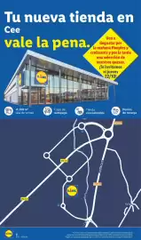 Catálogo Lidl Página 2: Tu nueva tienda en Cee vale la pena. LIDL Ven a degustar por la mañana floopies y croissants y por