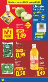 Catálogo Lidl Página 4: Chef Select Rúcula €0,50, Chef Select espinacas frescas €0,99