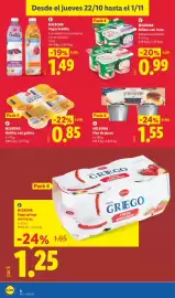 Catálogo Lidl Página 8: Milbona flan de queso €1,55, Milbona natillas con galleta €0,85
