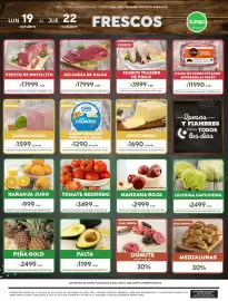 Catálogo Jumbo Página 1: Jamón cocido €1.599,00, Queso barra €1.690,00
