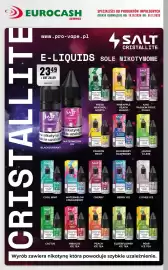 Eurocash gazetka Strona 15: TALT Cristallite Peach Ice Tea €4,99, Salt Cristallite Pear Ice Tea €12,99