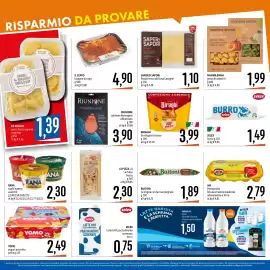 Volantino Emisfero Pagina 14: Biraghi Grattugiato Fresco €3,99, Burro Selex €1,49