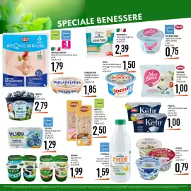 Volantino Emisfero Pagina 16: Vivi Bene mozzarella senza lattosio €1,00, Kionas autentico yogurt greco assortiti €0,79