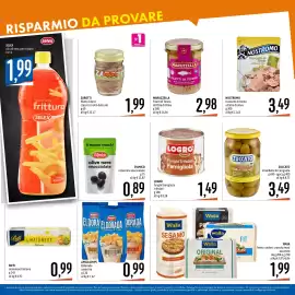 Volantino Emisfero Pagina 2: Zuccato olive Belle di Cerignola €3,49, Logrò funghi famigliola trifolati €1,49